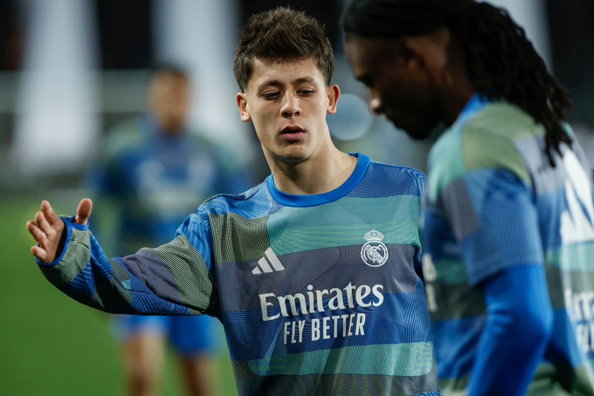 Arda Güler rompe el silencio y desmiente acusaciones de acoso laboral en el Real Madrid: “Este club es mi familia”. Foto: EFE.