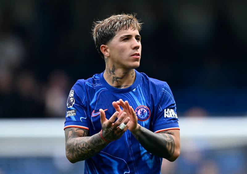 Enzo Fernández, volante del Chelsea.
