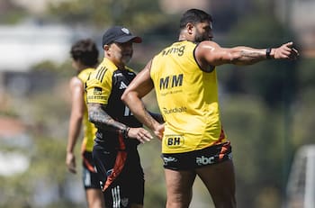 Como Rivarola en la U: la polémica de Jorge Sampaoli con Hulk, ídolo del Mineiro