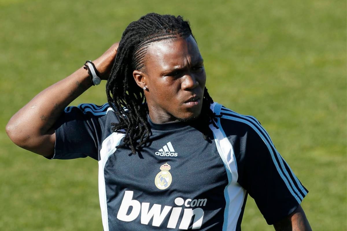 Royston Drenthe durante su etapa en el Real Madrid.