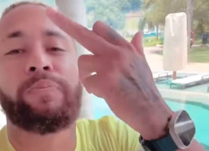 La desafiante respuesta de Neymar tras foto viral que evidenció su mal estado físico.