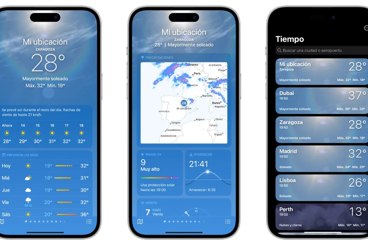 Aprende cómo usar las mejores aplicaciones para ver el tiempo.