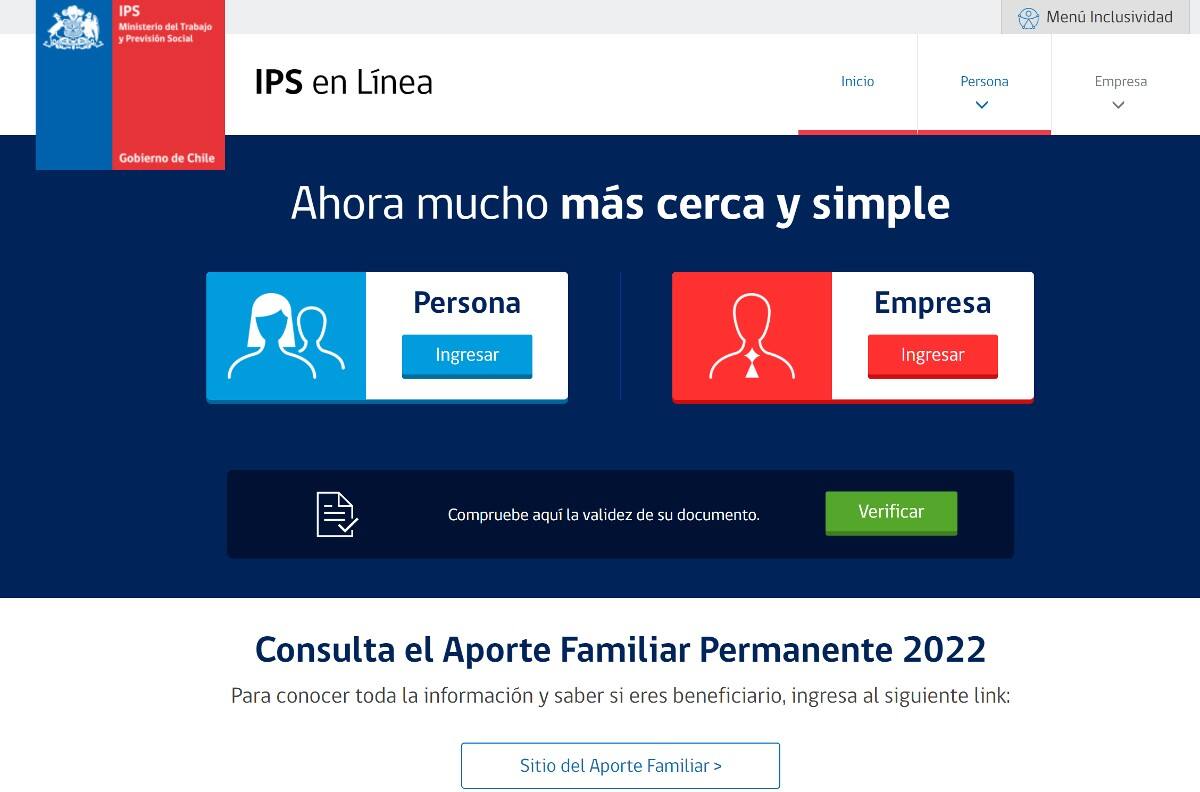 De esta puedes obtener tu liquidación de pago en el IPS en Línea