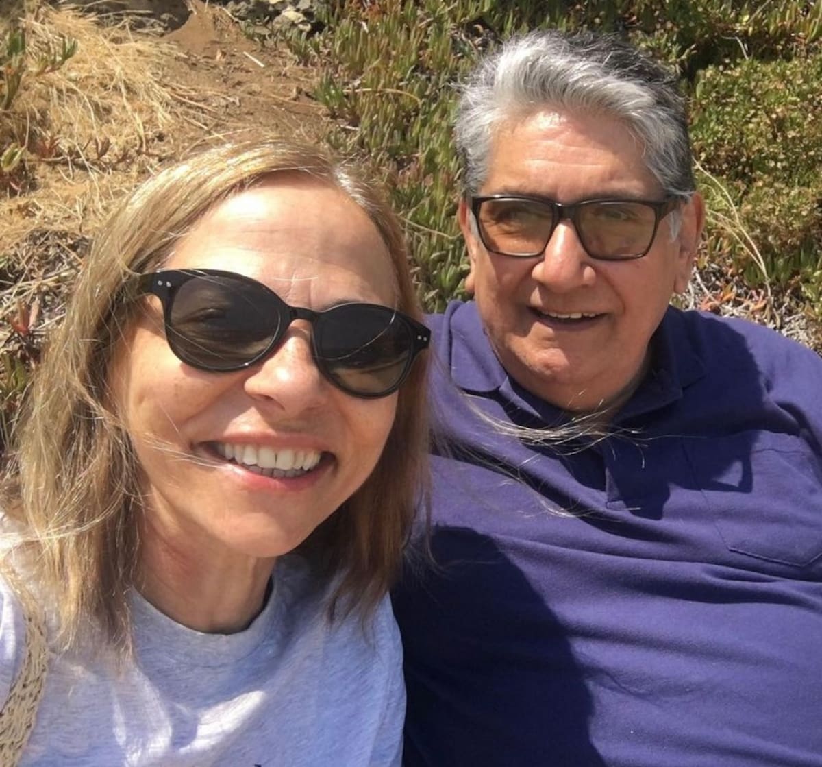 Isabel Plá junto a su esposo. Foto: Instagram.