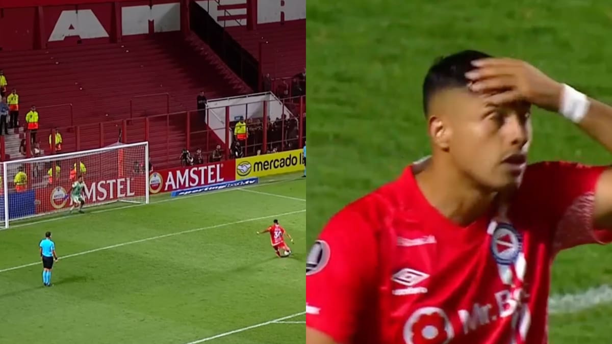 VIDEO | El penal que falló Iván Morales para Argentinos Juniors: costó la eliminación de Libertadores
