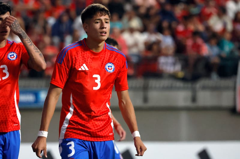 Iván Román en La Roja Sub 20.