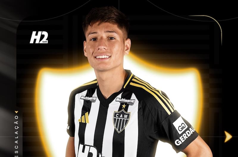 fue titular en el empate entre el Atlético Mineiro y el Vitória. Foto: Facebook Atlético Mineiro