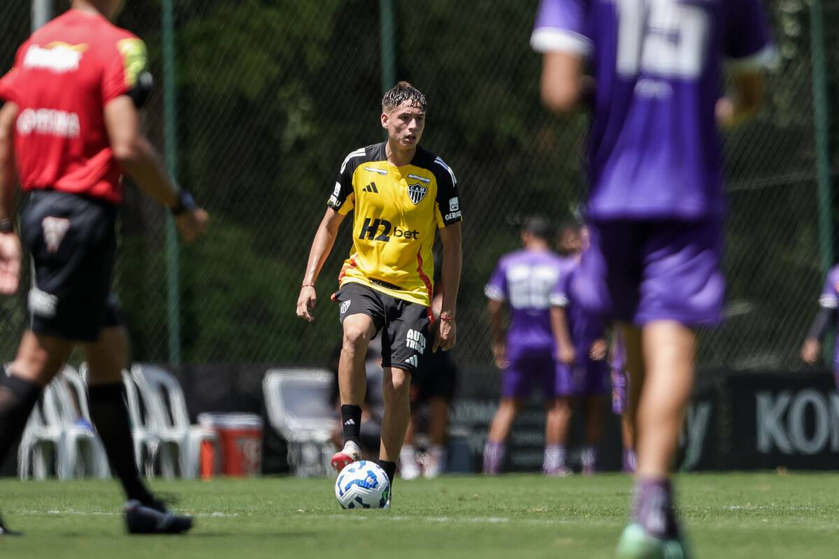 jugó un amistoso con Atlético Mineiro. Foto: @Atlético.