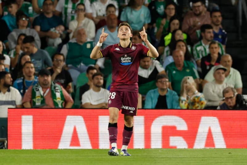 Chucki, la joya del Valladolid es pretendido por los balnquiverdes de Manuel Pellegrini. Foto: EFE