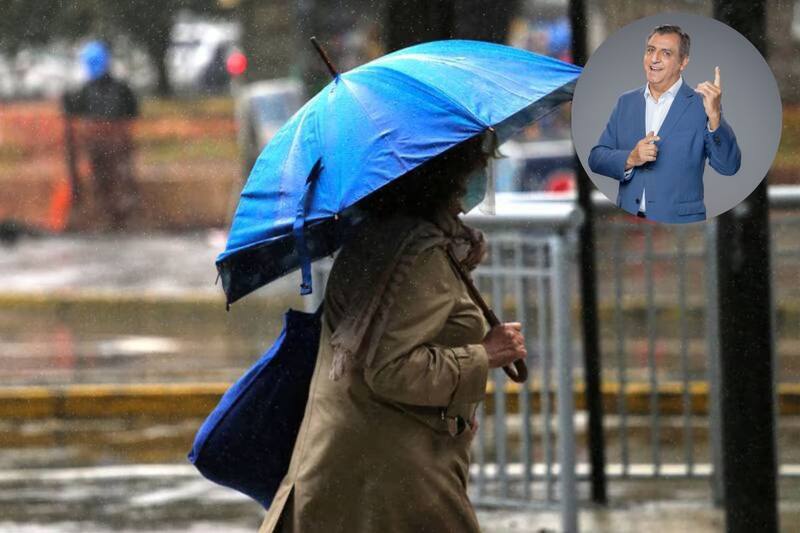 El meteorólogo de TVN anunció que esta semana habrán precipitaciones en la zona central. Crédito: En La Hora.