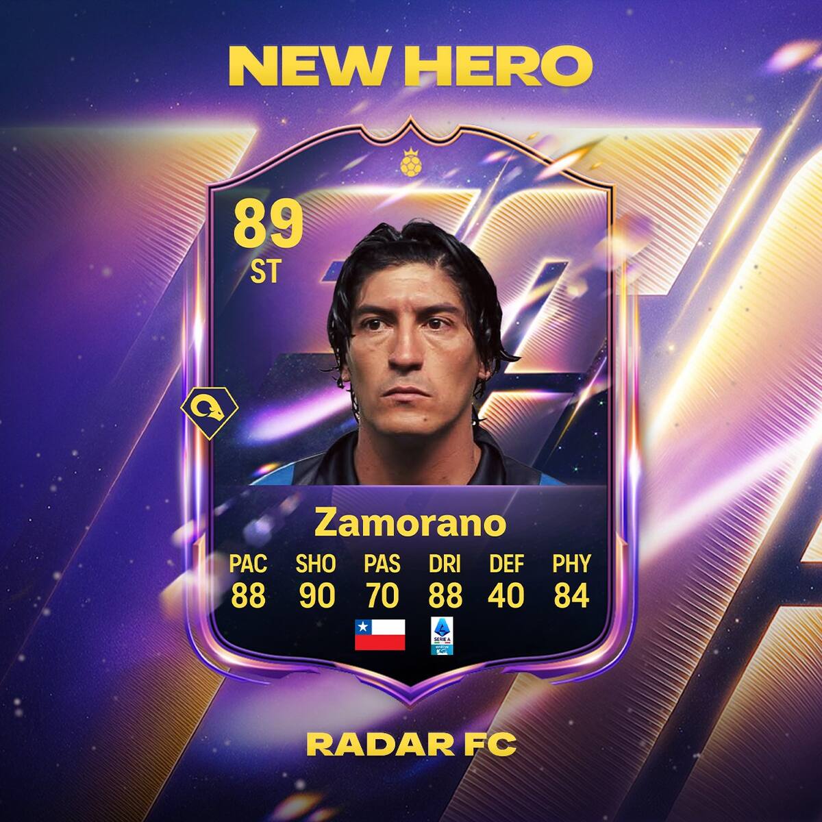 Será una carta "Héroe" en el EA Sports FC 26.