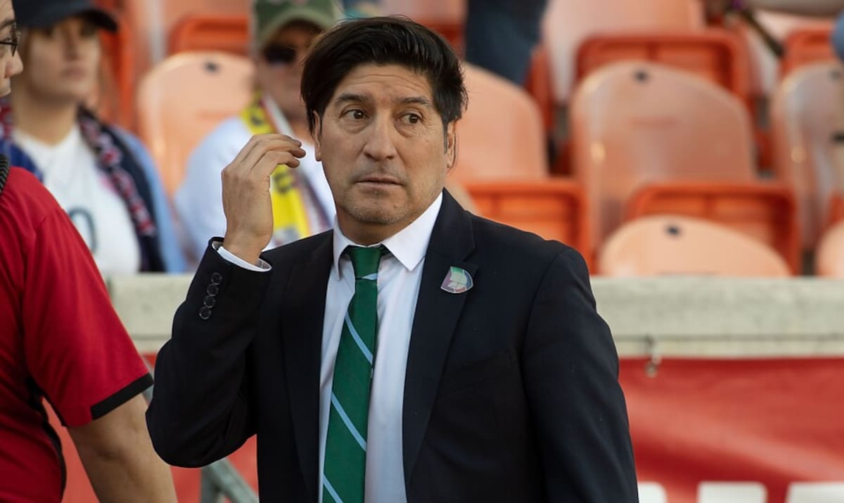 Iván Zamorano en el partido amistoso entre Chile y Estados Unidos en 2019. Foto: Aton.