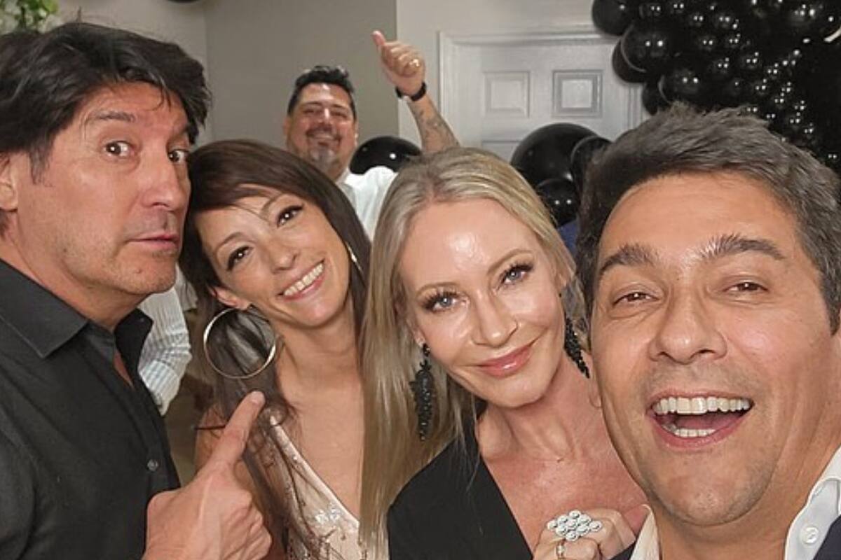 Iván Zamorano, Marcela Vacarezza y Rafael Araneda / Créditos: Instagram
