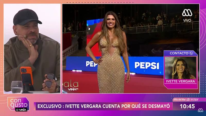 La animadora se descargó contra la producción de la gala del festival. Créditos Captura: YouTube.