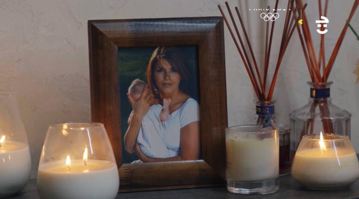 Ivette Vergara mostró fotografías de sus hijos de pequeños.