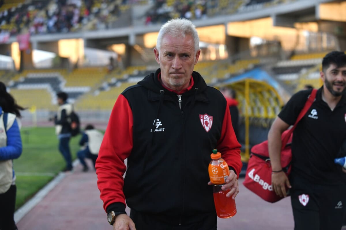 , entrenador de Deportes Copiapó. Foto: Agencia Aton.