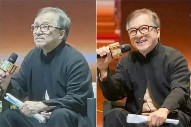 Las imágenes de Jackie Chan dando una conferencia que encendieron los rumores sobre su estado de salud