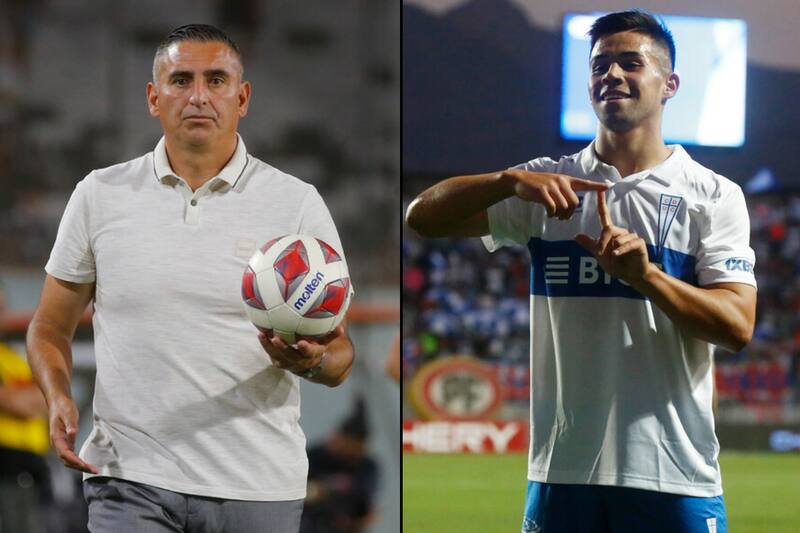 Jaime García se deshace en elogios para Alexander Aravena. Fotos: Aton.