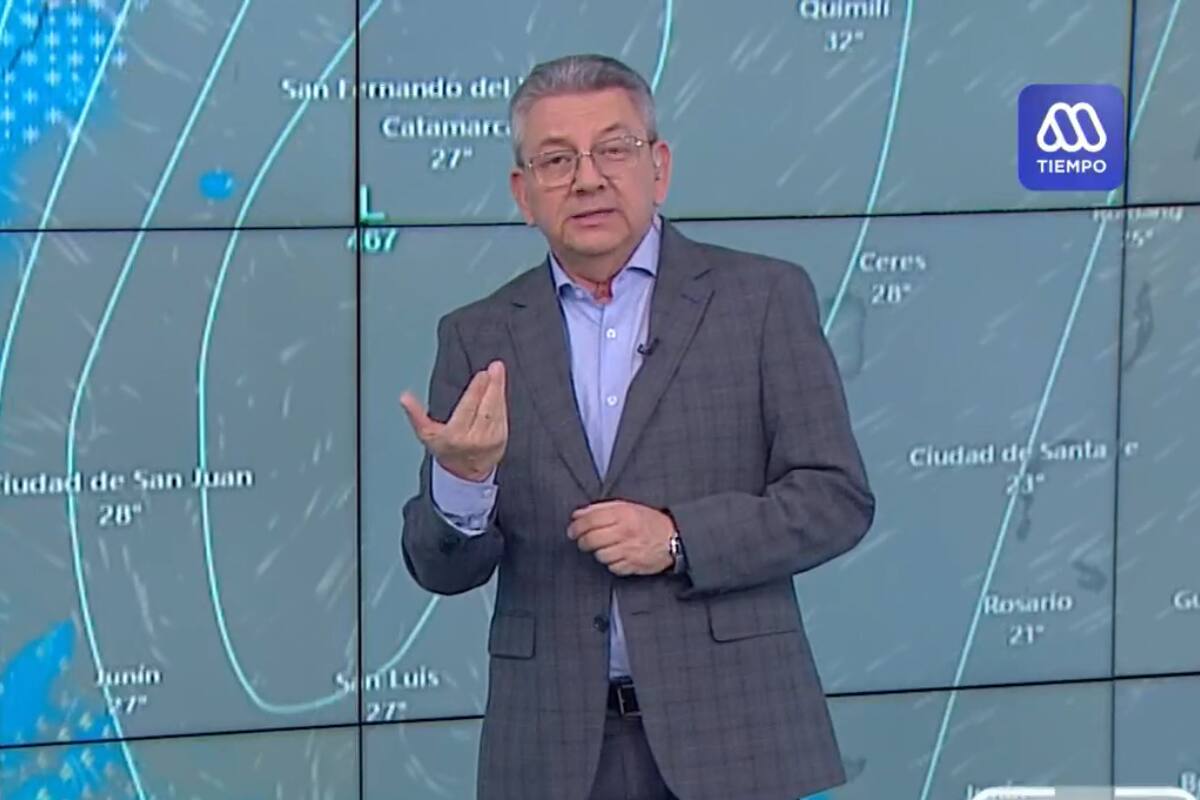 El meteorólogo de Megatiempo reveló cómo se vienen las últimas lluvias de septiembre en la zona central. Créditos: Captura de pantalla - Megatiempo.