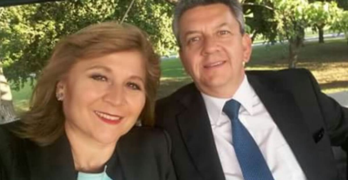 Jaime Leyton junto a su esposa, Viviana Arancibia. Créditos: X