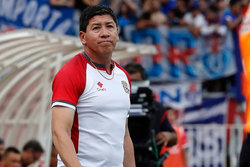 siendo el entrenador de Curicó Unido en 2018.
Martin Thomas/Photosport