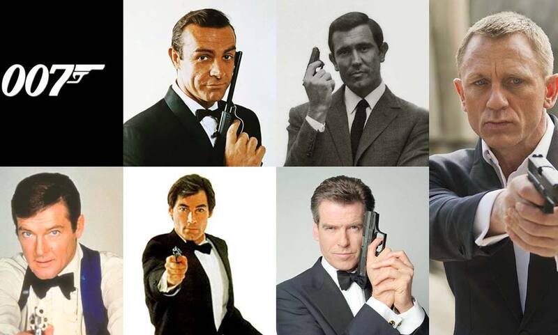 Diversos actores que interpretaron a James Bond.
(Creditos: RollingStone)