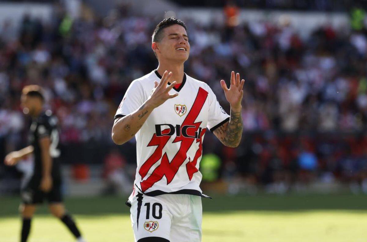 ¡No lo pidió el entrenador! Se revela el motivo de la salida de James Rodríguez del Rayo Vallecano