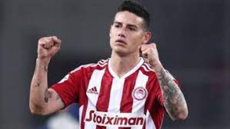 El colombiano registró seis goles y siete asistencias en 23 partidos con el Olympiacos.