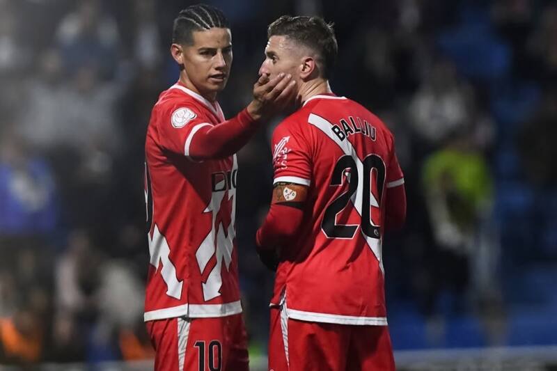 James Rodríguez podría salir del Rayo Vallecano.