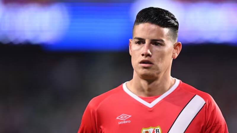 Diego Valdés podría reemplaza a James Rodríguez en el Rayo Vallecano.