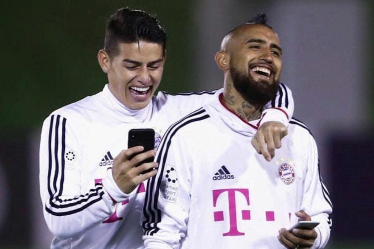 Ambos futbolistas crearon una gran amistad en Bayern Múnich. Foto: James Rodríguez en Facebook.
