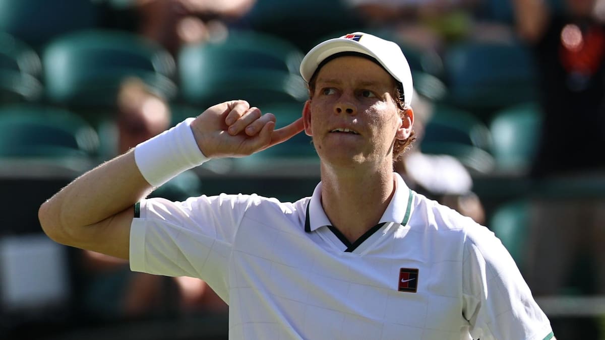 Jannik Sinner bajó a la revelación de Wimbledon y sigue firme por el bicampeonato