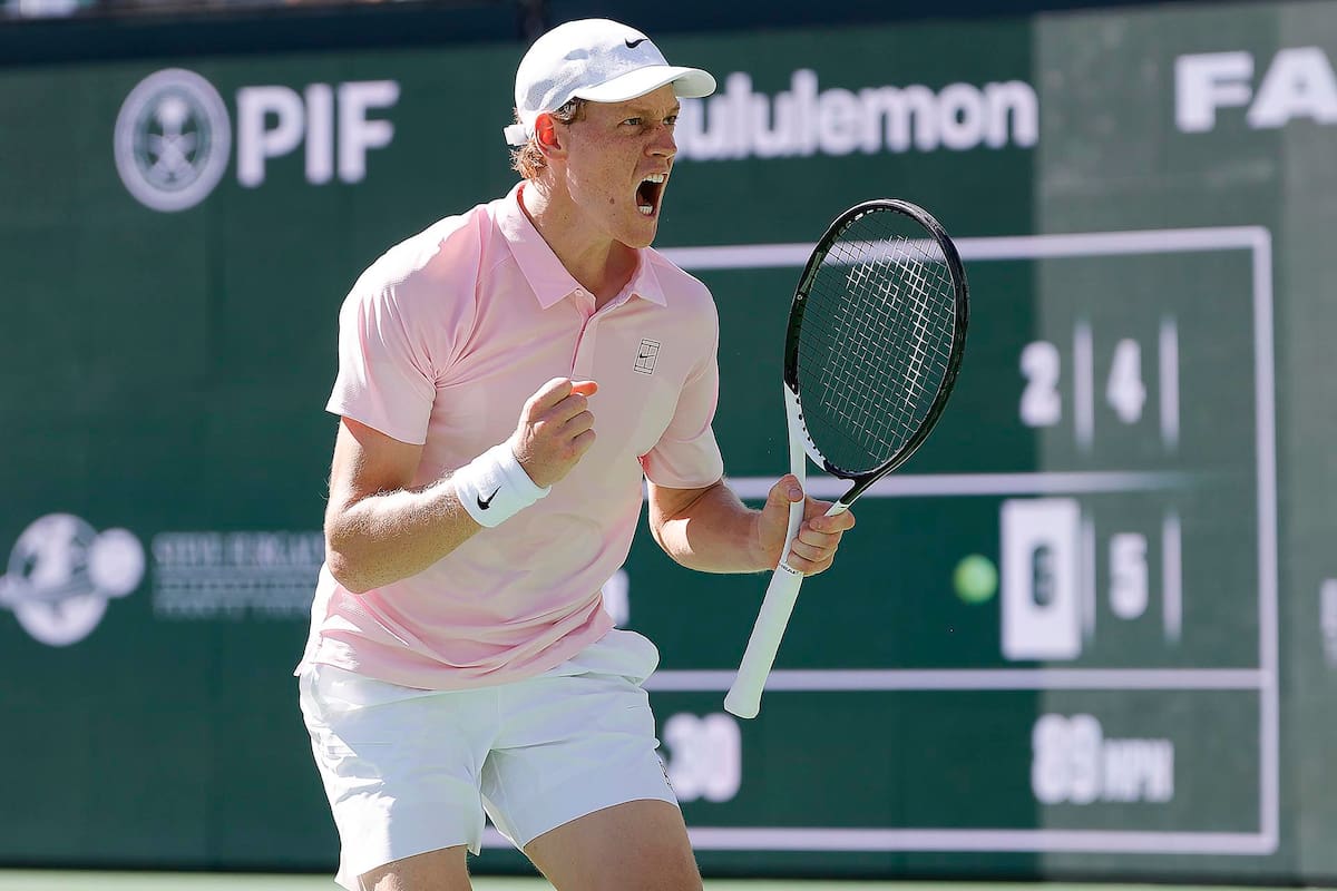 El italiano va por el Double Sunshine. Foto: EFE