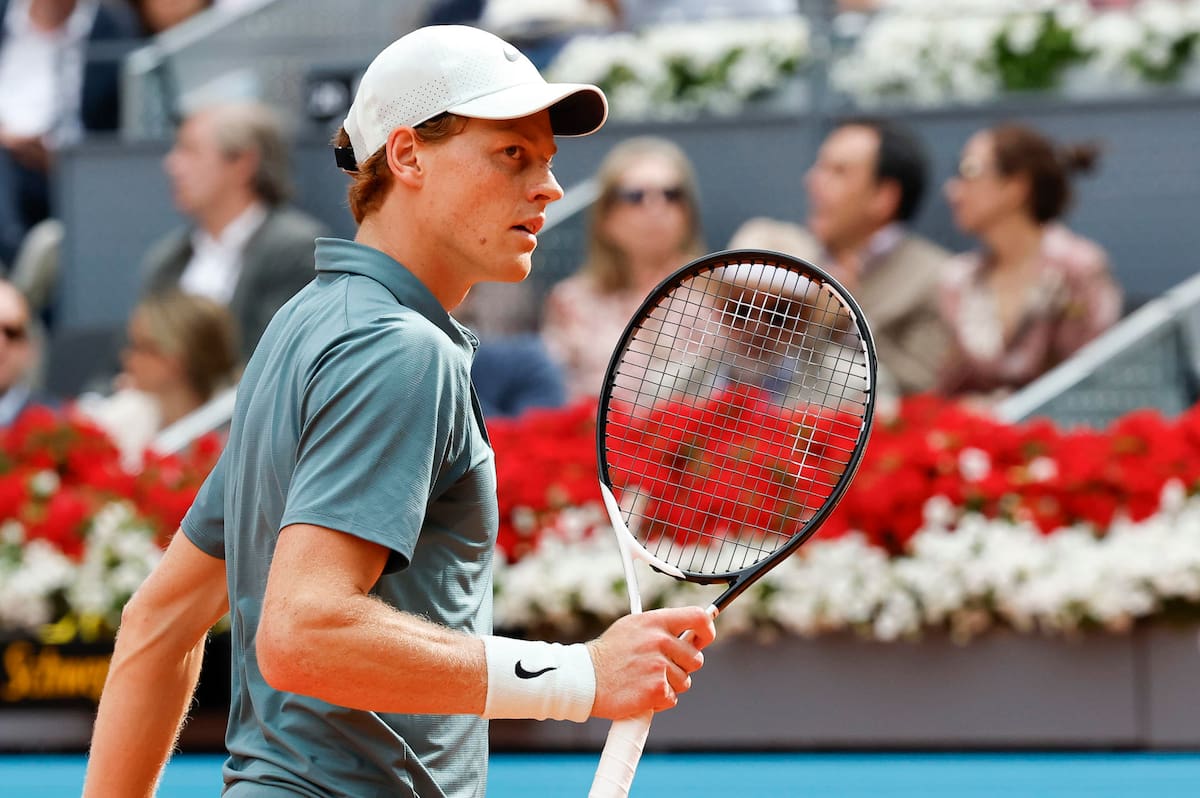 El italiano aplastó a Alexander Zverev en Madrid. Foto: Agencia EFE.