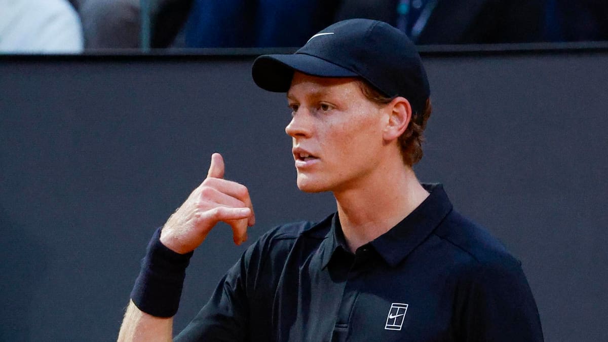 Sinner tendrá que esperar: se suspendió su semifinal en el Masters de Roma por lluvia