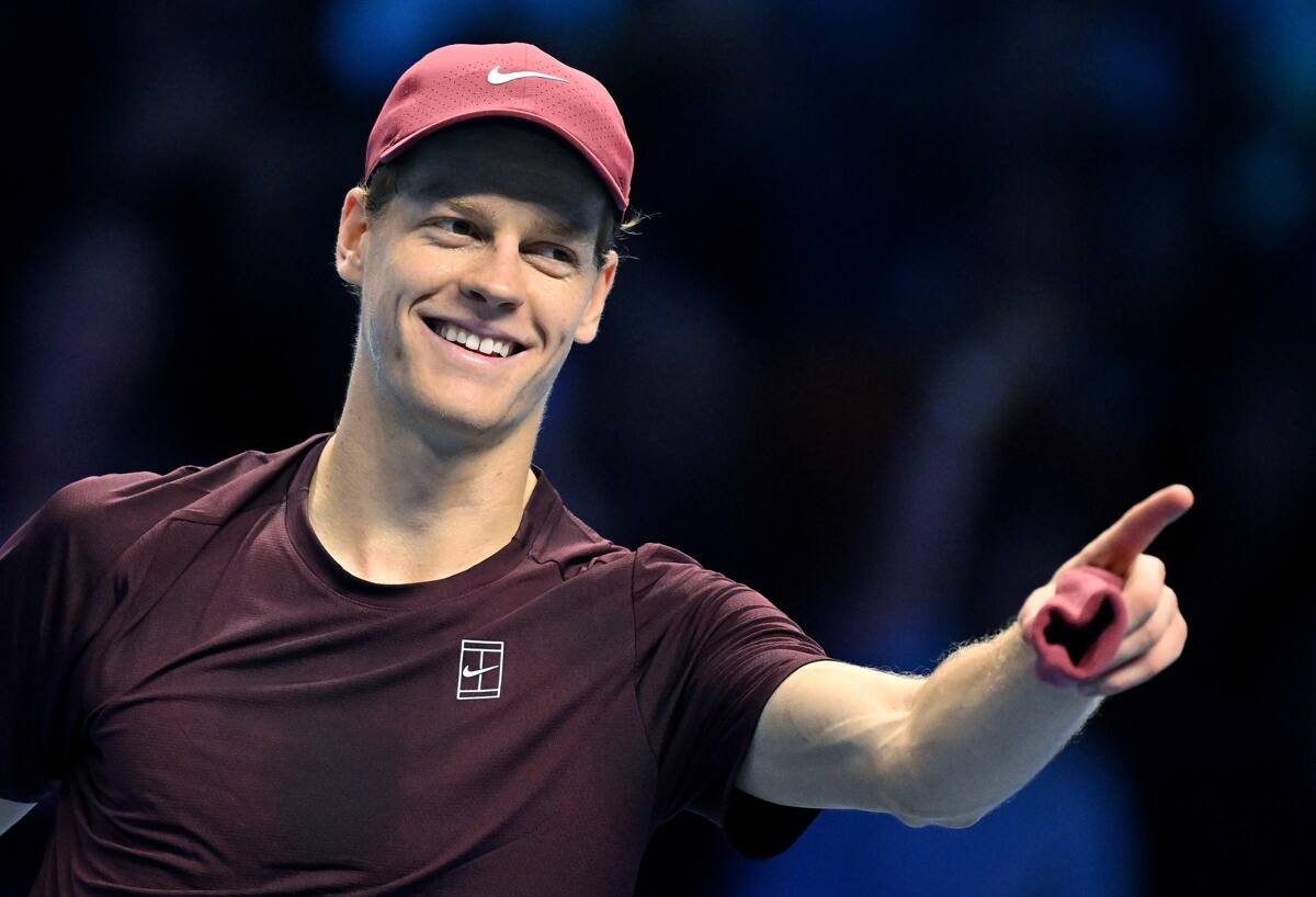 El italiano tiene campaña perfecta en el ATP Finals. EFE