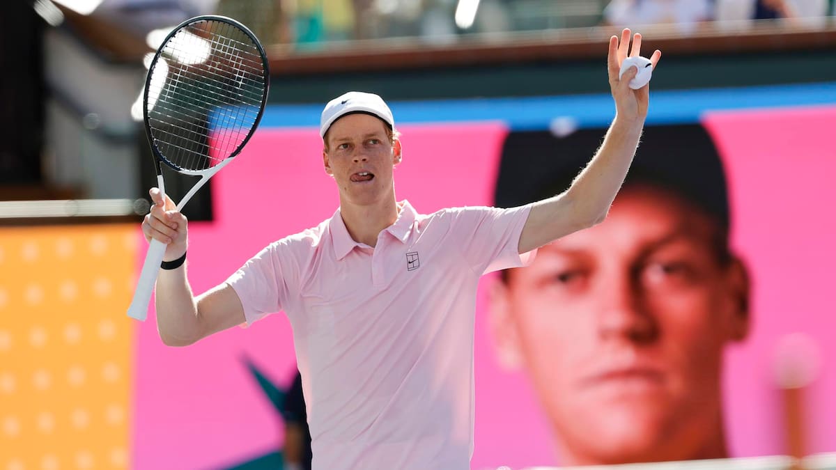 Sinner le ganó un partidazo a Medvedev y es el nuevo campeón de Indian Wells