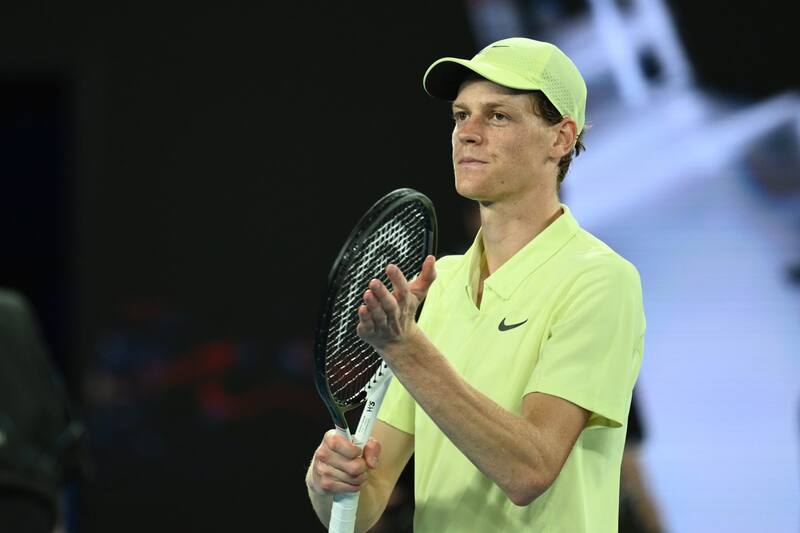 Jannik Sinner en el Australian Open. EFE