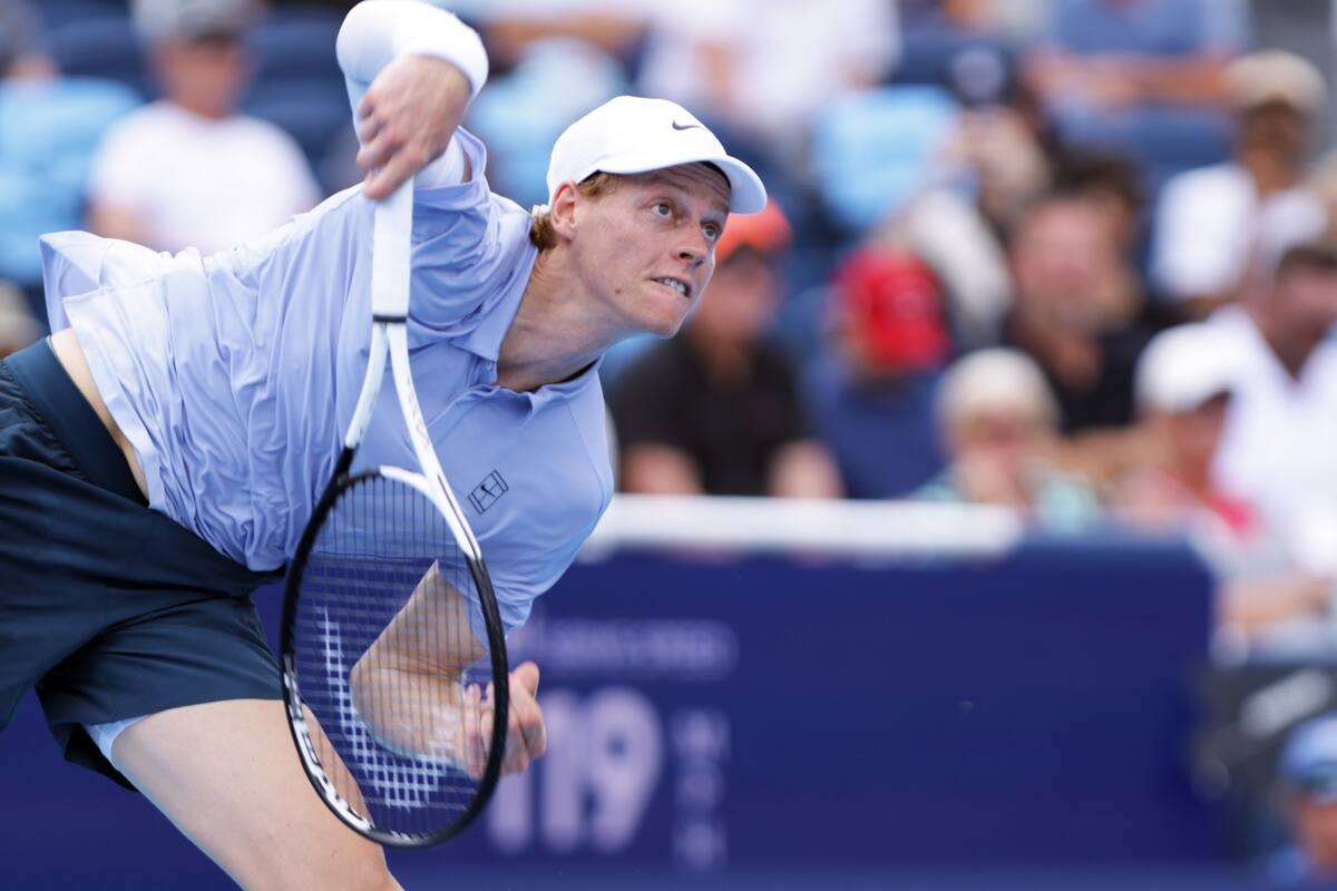 El italiano no pudo darle pelea hoy a Carlos Alcaraz. Foto: EFE.
