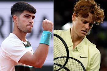 Jannik Sinner se retira lesionado de Shanghái y beneficia sin querer a Carlos Alcaraz