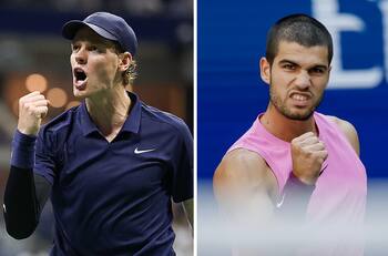 Imperdible: quién transmite por TV el Jannik Sinner vs. Carlos Alcaraz por la final del US Open