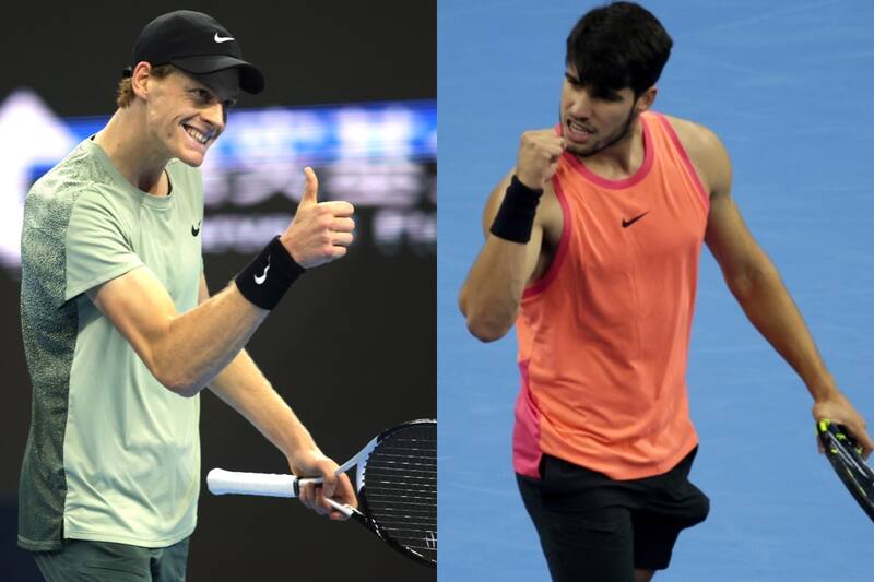 se enfrentarán en la final del ATP 500 de Beijing. (Fotos: EFE)
