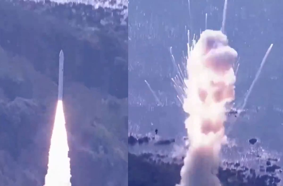 VIDEO | Impactante: Cohete espacial japonés Kairos explotó a pocos segundos de despegar