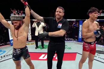 Así reaccionó Jaula Bahamondes a la victoria de Rafael Fiziev en el UFC Night Fight