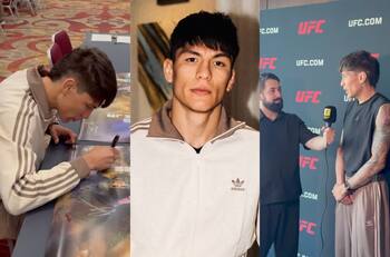 Una estrella: Jaula Bahamondes se lució en sesión de fotos de la UFC