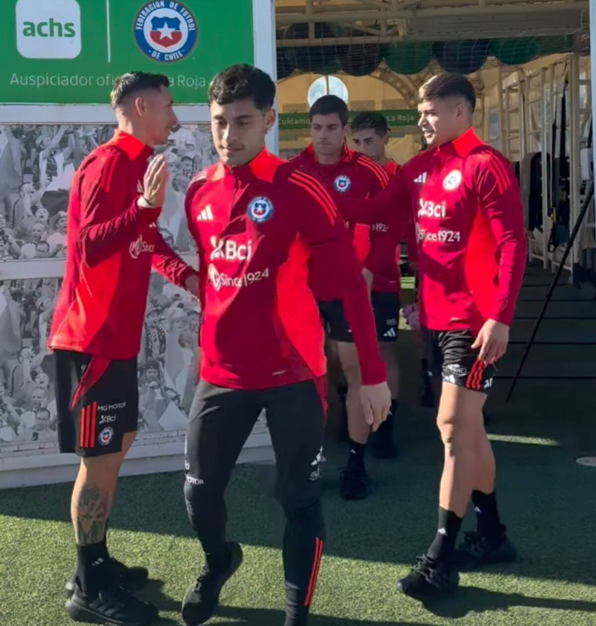 Se sumaron a los trabajos de La Roja en Juan Pinto Durán.