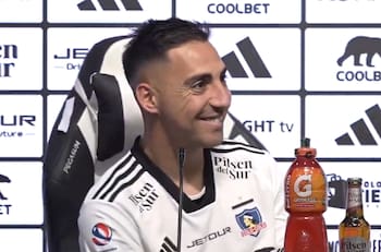 VIDEO | El divertido momento de Javier Correa en su presentación en Colo Colo