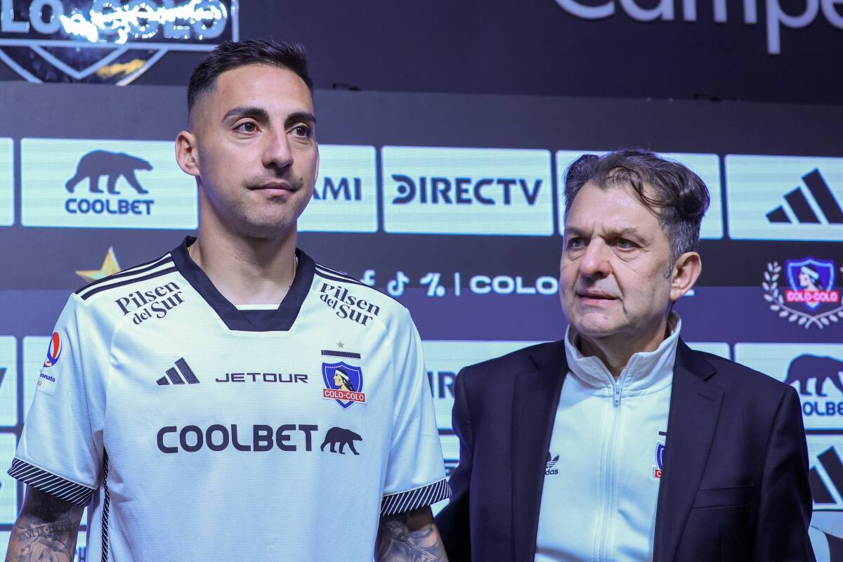 en su presentación en Colo Colo