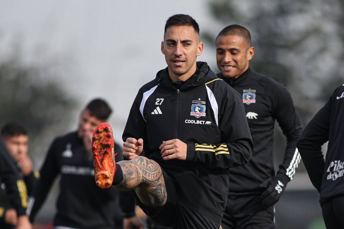 Javier Correa regresaría esta semana a los entrenamientos de Colo Colo. Foto: Colo Colo