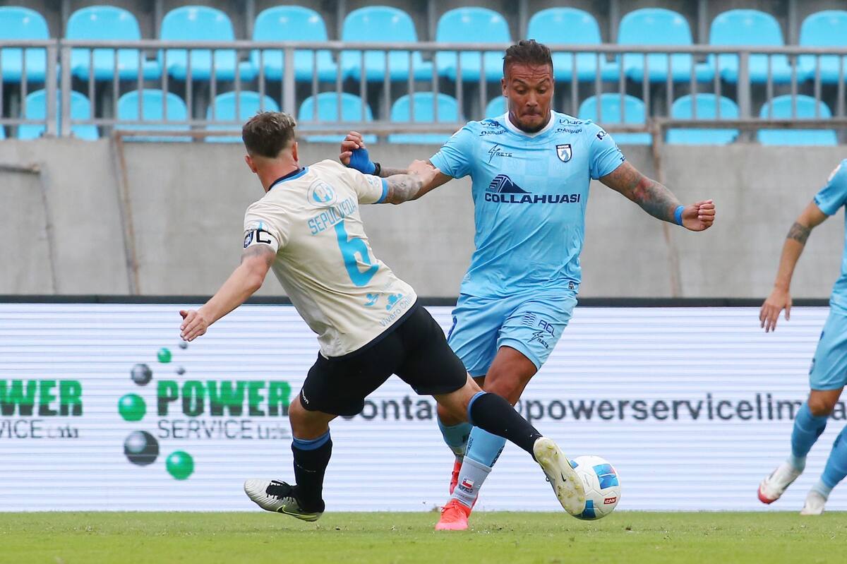 El delantero viene de sufrir dos descensos consecutivos. Con Cobreloa el 2024 y Deportes Iquique el 2025. Ahora busca revancha. Foto: Agencia Aton